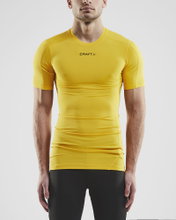 Craft Compression T-shirt (tight fit) Pro Control Underwear yellow Men